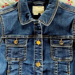Kate Spade Jean Jacket with gold buttons